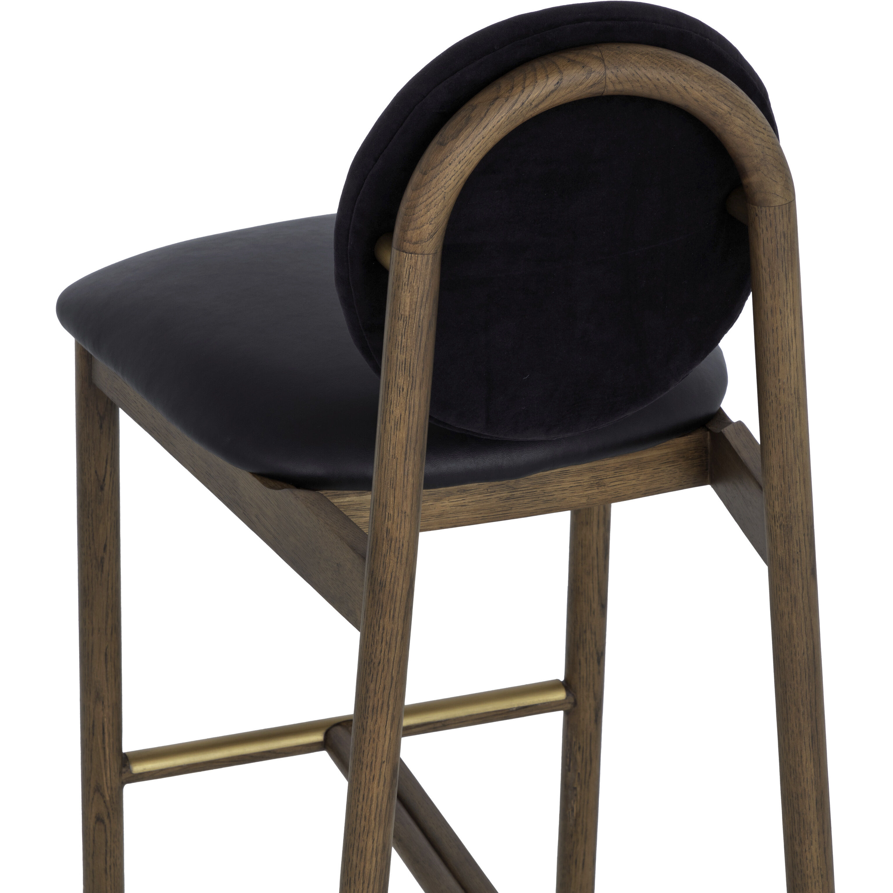Orabell 43 inch Bravo Black / Abbington Black Barstool